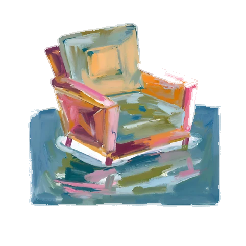 Armchair painting